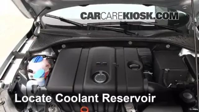 2012 Volkswagen Passat S 2.5L 5 Cyl. Sedan (4 Door) Coolant (Antifreeze) Add Coolant
